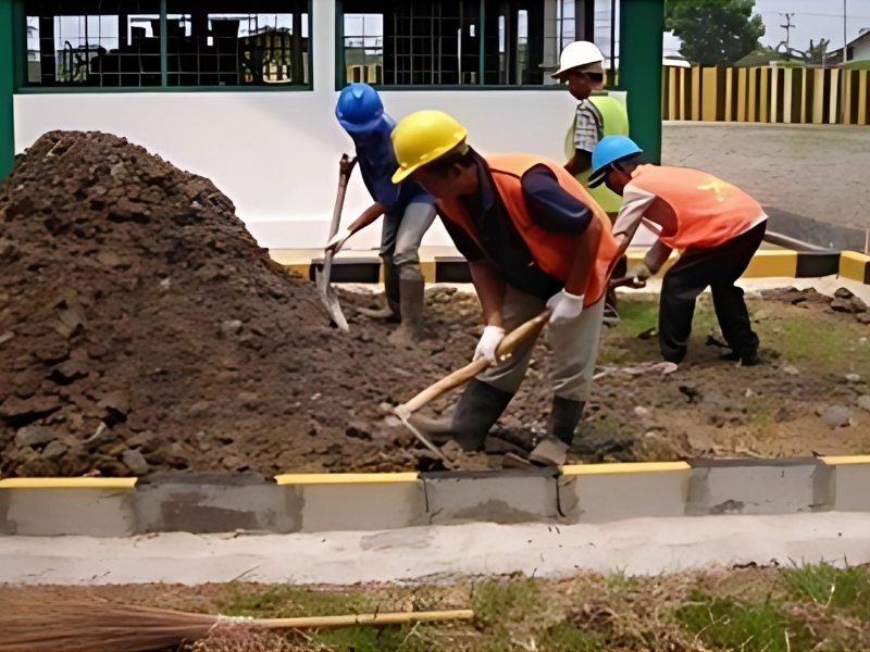 Pekerjaan Pembuatan Kanstin & Pengurugan Gravel di Area Offtake Cikande 2, Area Tangerang