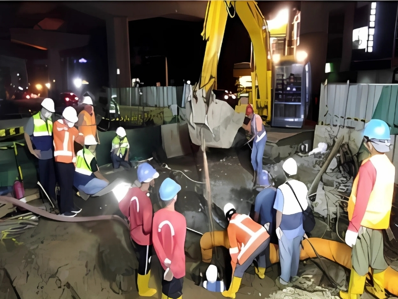 Pekerjaan Perbaikan Coating Pipa PGN 