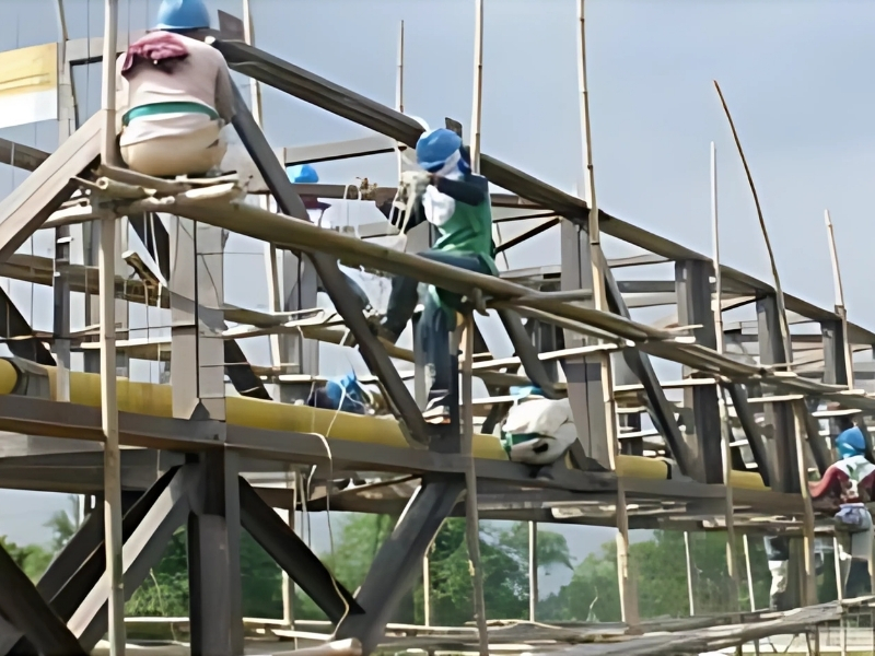 Pekerjaan Perbaikan Jembatan dan Pengecatan Pipa Gas Desa Cilapayan menuju PT. Platinum Sub Wilayah Bekasi