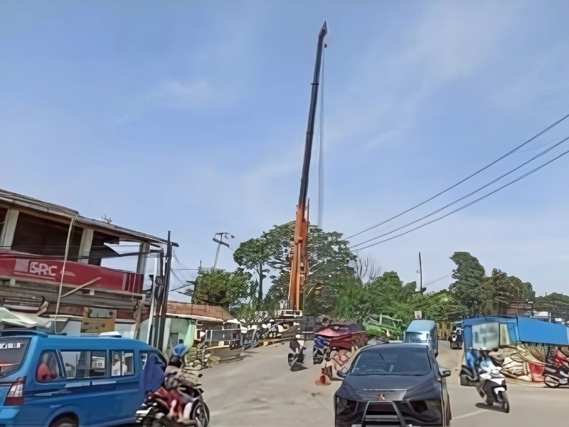 Pekerjaan Relokasi Pipa Dia. 6 inch akibat Pembangunan Double Track PT KAI di jalur Cigombong - Sukabumi area Bogor